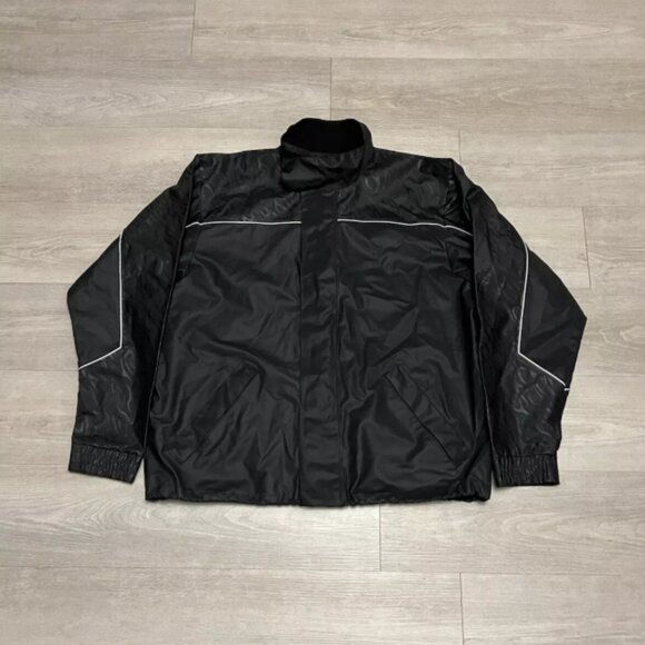 Harley-Davidson Other - Harley Davidson Motorcycles Black PVC Rain Biker Riding Jacket Coat Men’s Size L
